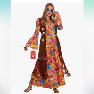 Morph costume long dress Hippie.